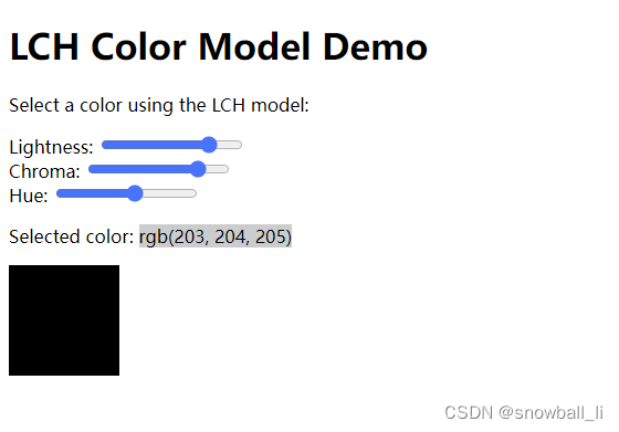 颜色模型：16进制颜色、RGB、RGBA、HSL、HSA、HSB、LAB、LCH、HSV、YUV、XYZ、YCbCr、CMYK、Gray颜色 / 前端能用吗 / DEMO插图(6)