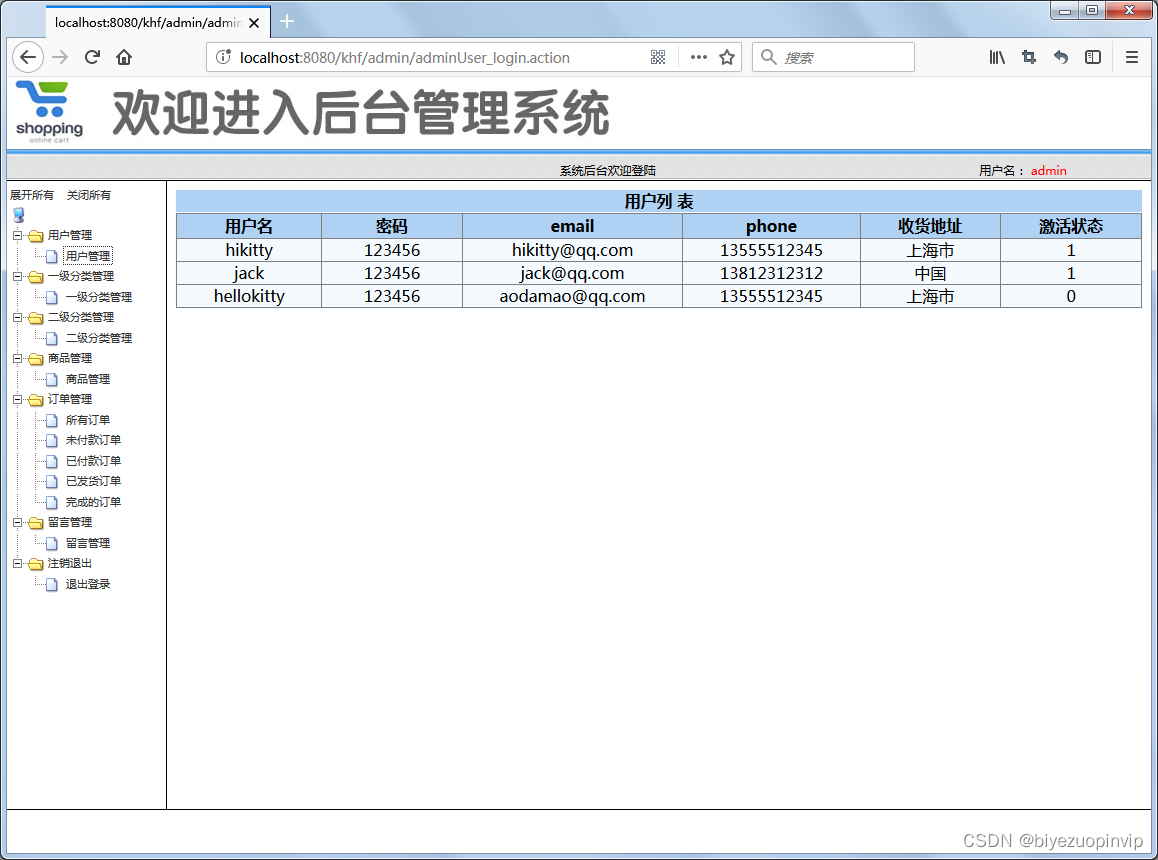 网上商城购物系统设计与实现（Java+Web+SSM+MySQL）插图(10)