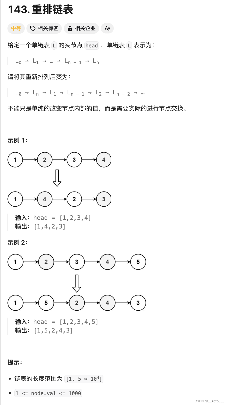 Golang | Leetcode Golang题解之第143题重排链表插图