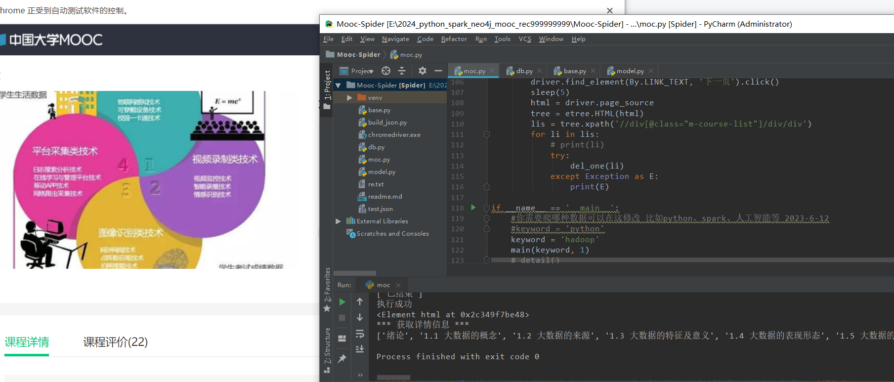 计算机毕业设计Python+Spark知识图谱课程推荐系统 课程预测系统 课程大数据 课程数据分析 课程大屏 mooc慕课推荐系统 大数据毕业设计插图(19)