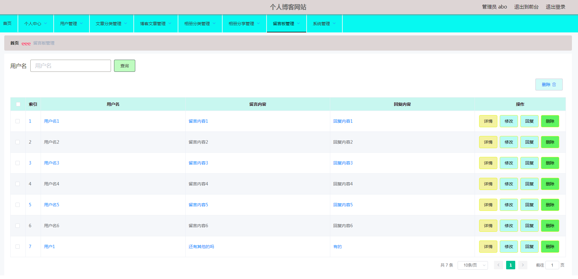 javaWeb项目-ssm+vue个人博客网站管理系统功能介绍插图(3)