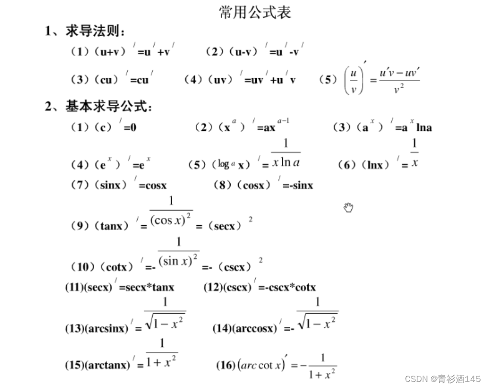 求导，积分插图