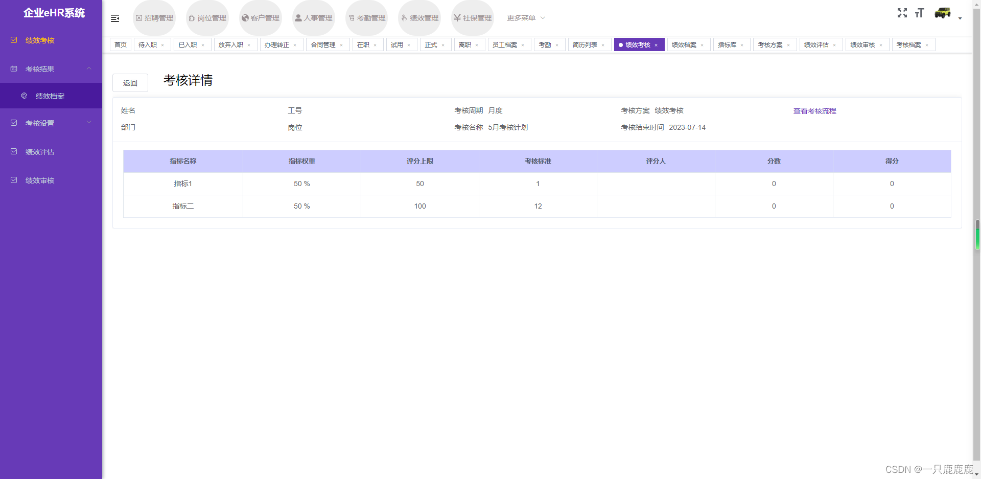 hrm人力管理系统源码（从招聘到薪酬的全过程人力管控系统）插图(6)