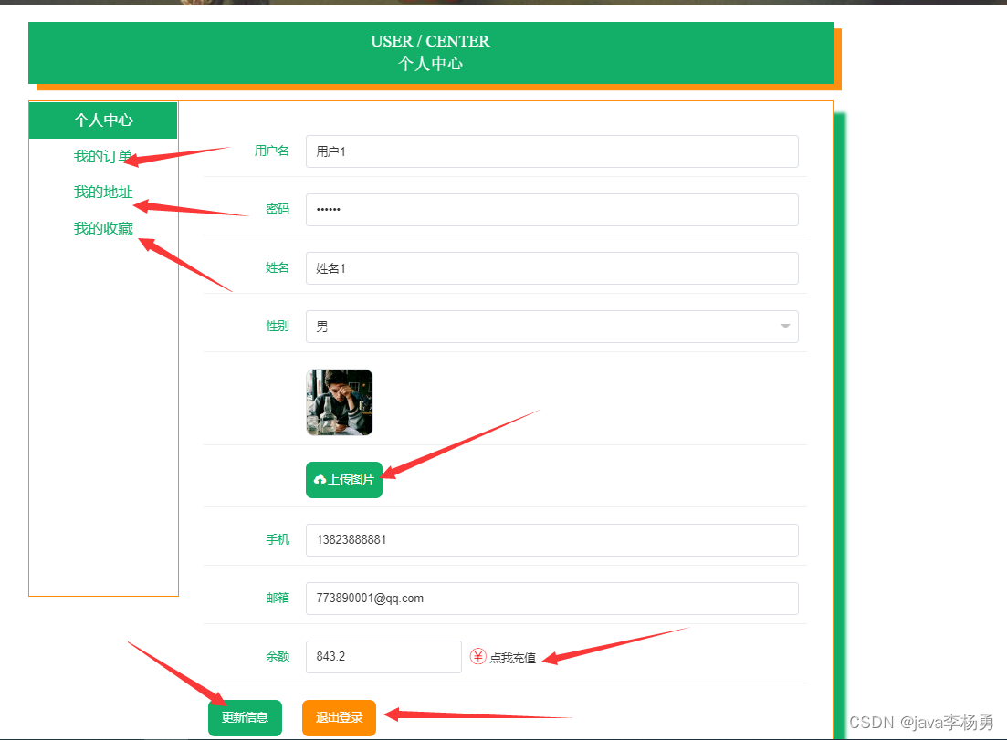 基于Java+Spring+vue+element商城销售平台设计和实现插图(13)