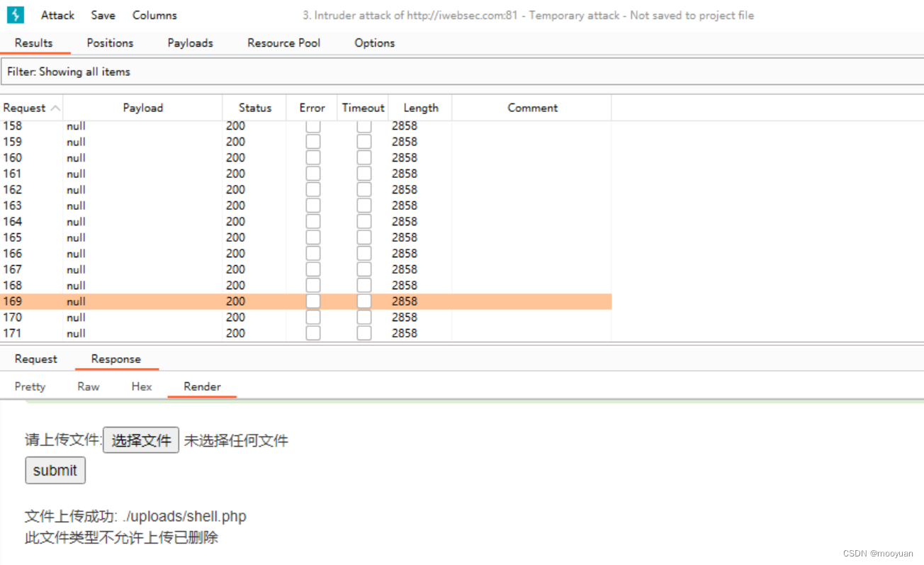 iwebsec靶场 文件上传漏洞通关笔记7-竞争条件文件上传插图(13)