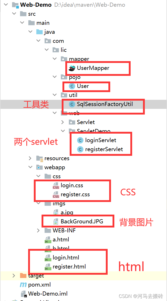 Java-web实现用户登录、注册功能插图(2)