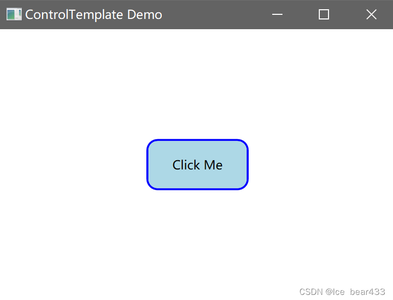 C# WPF入门学习主线篇（二十三）—— 控件模板（ControlTemplate）和数据模板（DataTemplate）插图(1)