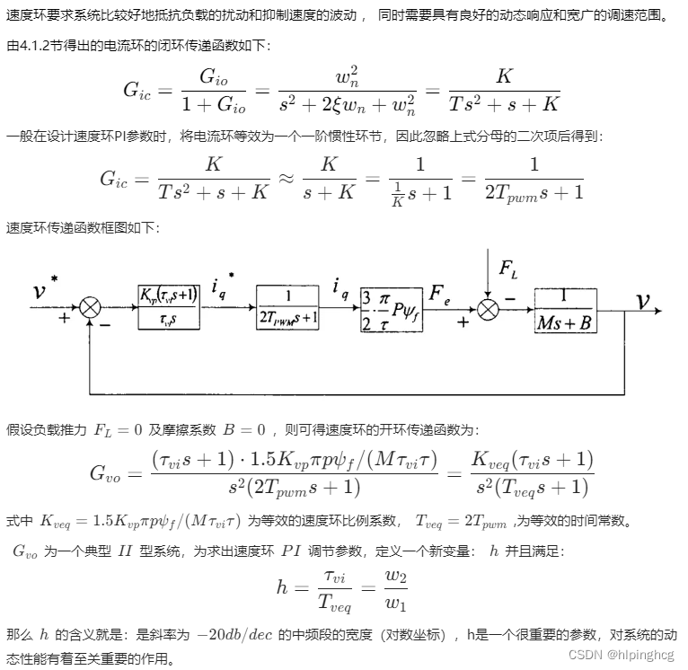 永磁同步直线电机（PMLSM）控制与仿真3-永磁同步直线电机数学三环控制整定插图(4)