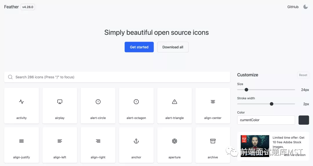 2024年前端最全最佳Icon图标库推荐，收藏等于学会，阿里巴巴面试很难吗插图(6)