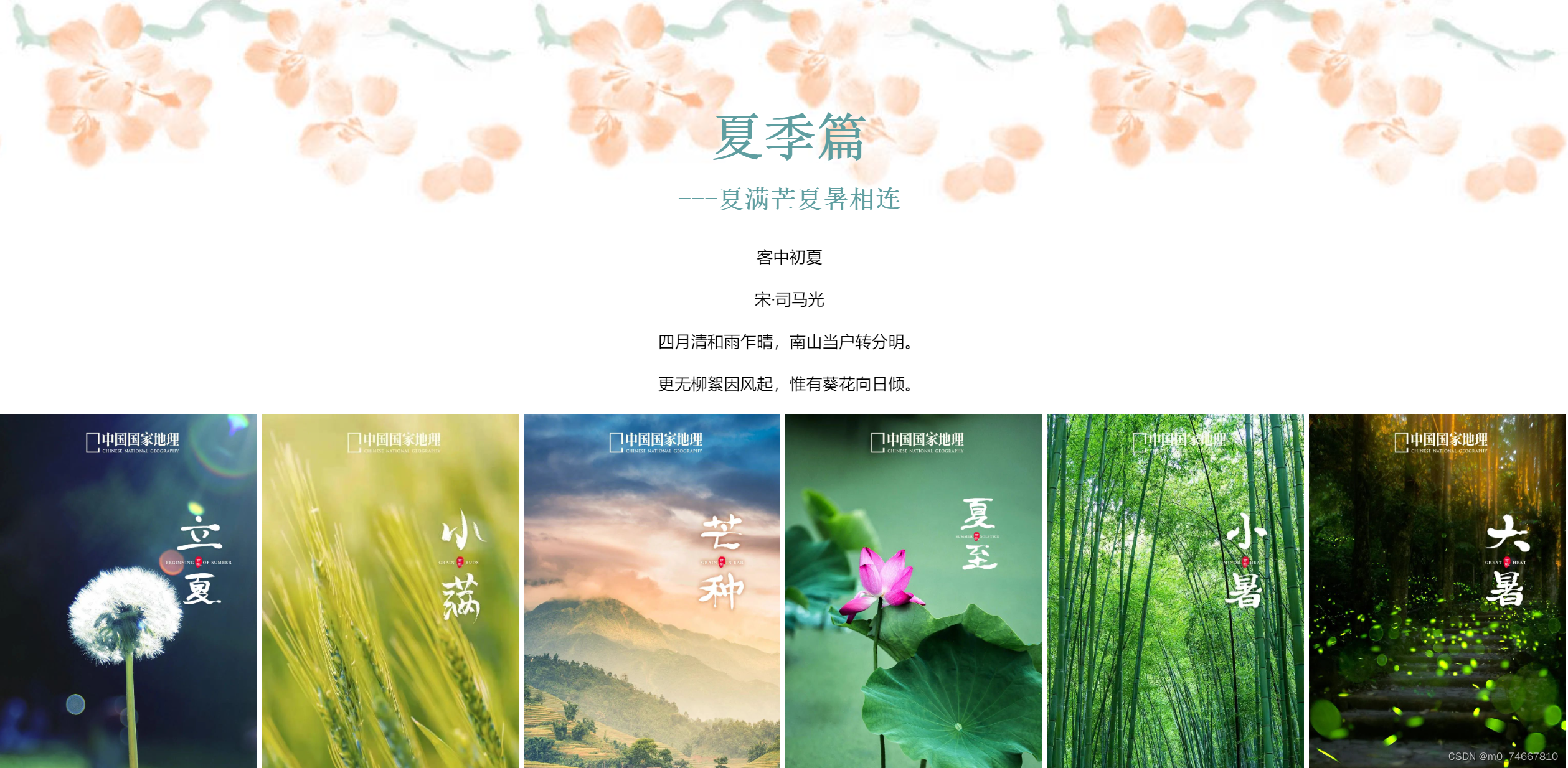 静态网页设计二十四节气网站HTML+CSS+JS(web期末大作业）插图(2)