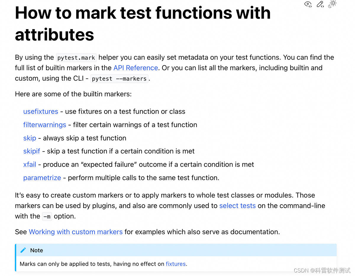 Pytest框架中pytest.mark功能插图(1)