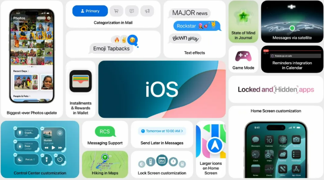 iOS18新增通话录音和应用锁！附升级教程及内置壁纸插图