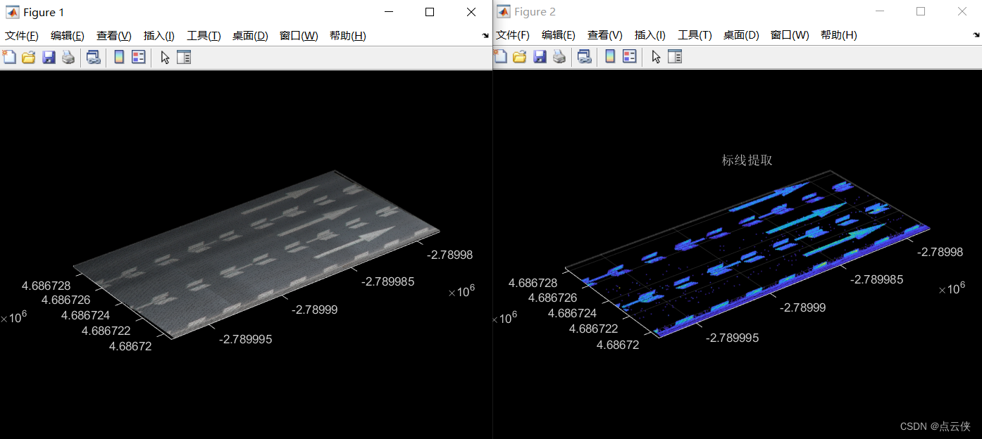 matlab 路面点云标线提取插图(1)