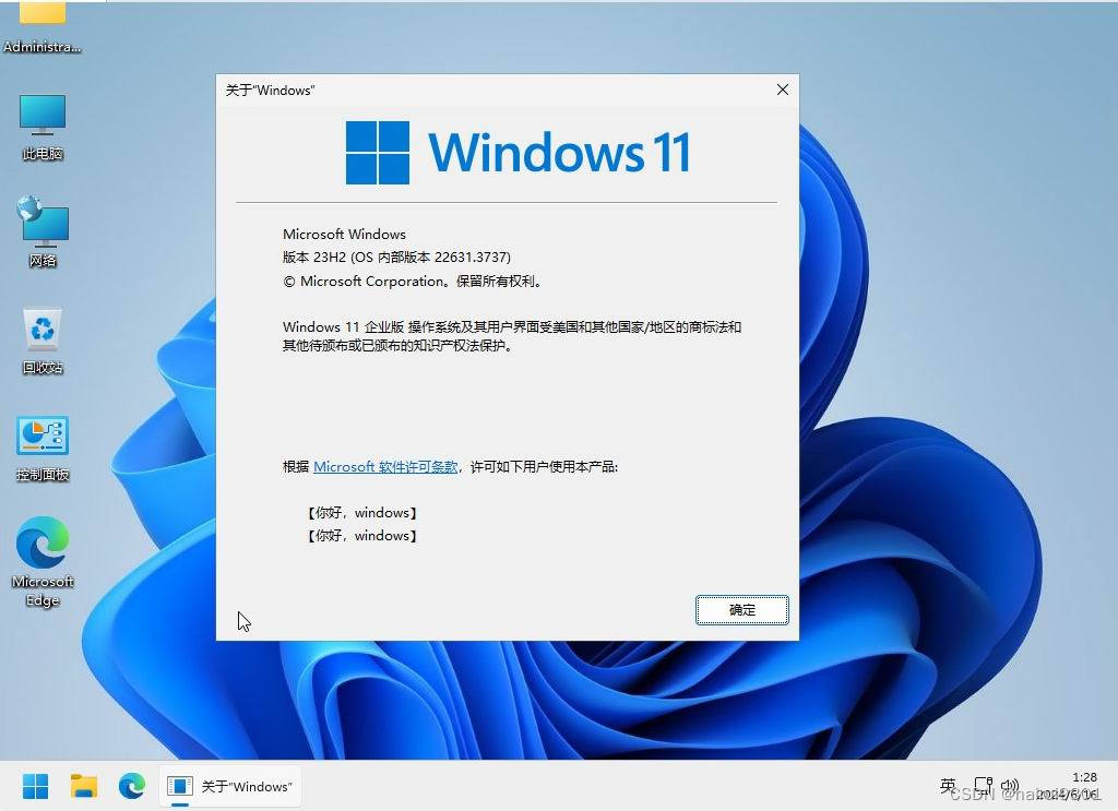 windows11 x64 23H2 企业纯净版2024.6.16插图(4)